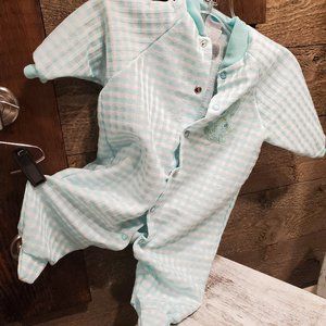 Healthtex Footed Sleeper Checkered 3-6mo Giraffe